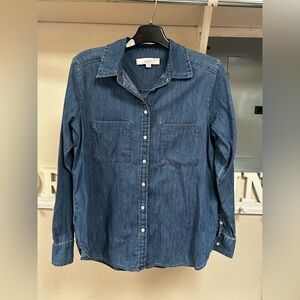 Loft women’s  denim shirt